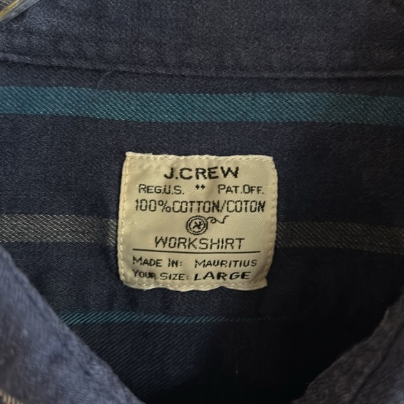 J Crew Quarter Button Up - Picture 2 of 4